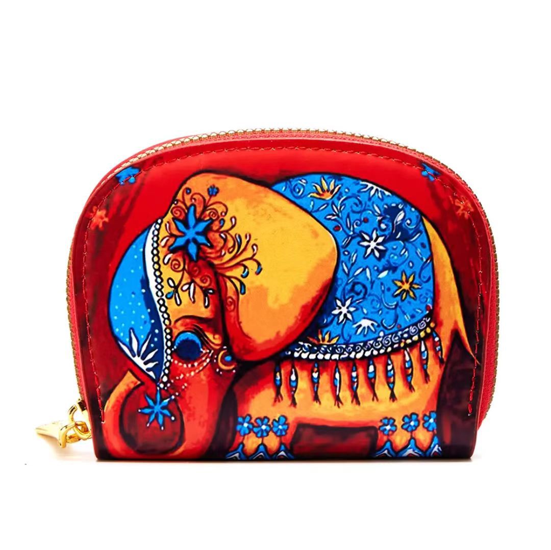 Women's Zipper Organ Exquisite Korean Style Short Card Holder