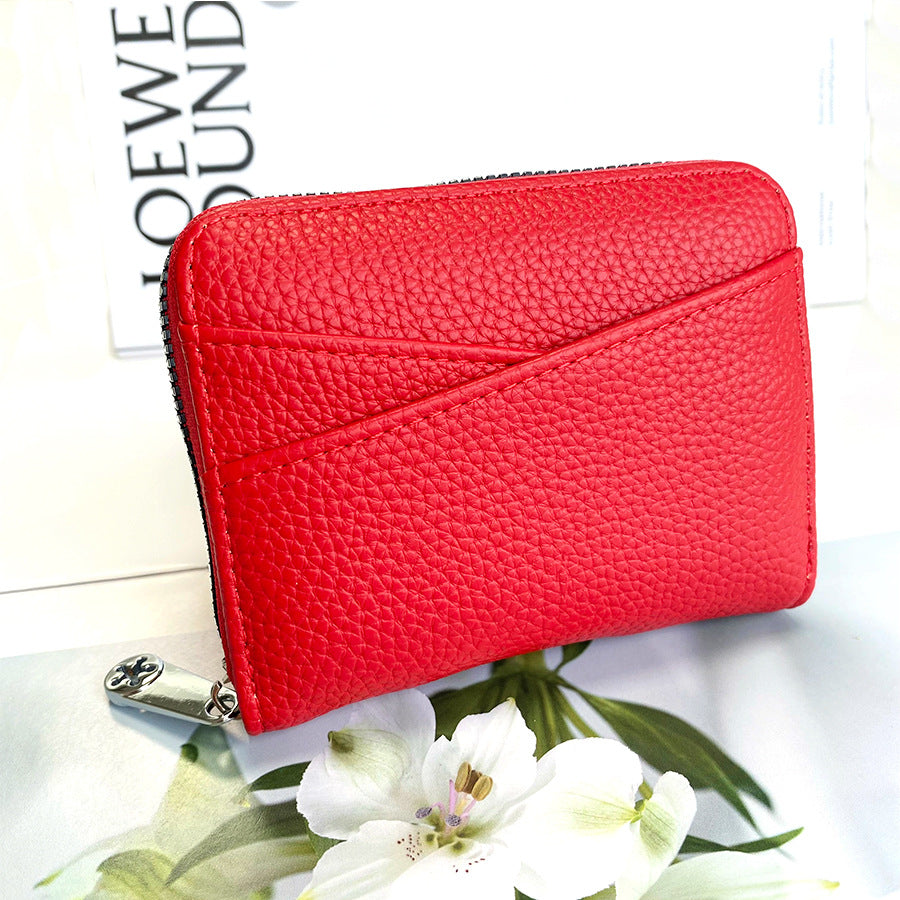 Women's Style Expanding Multiple Slots Simple Large Ladies Wallets