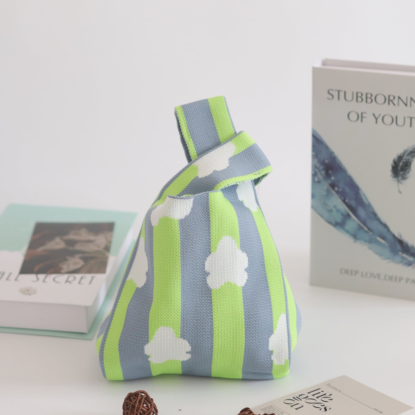 Women's Stylish Knitted Woven Vest Simple Handbags