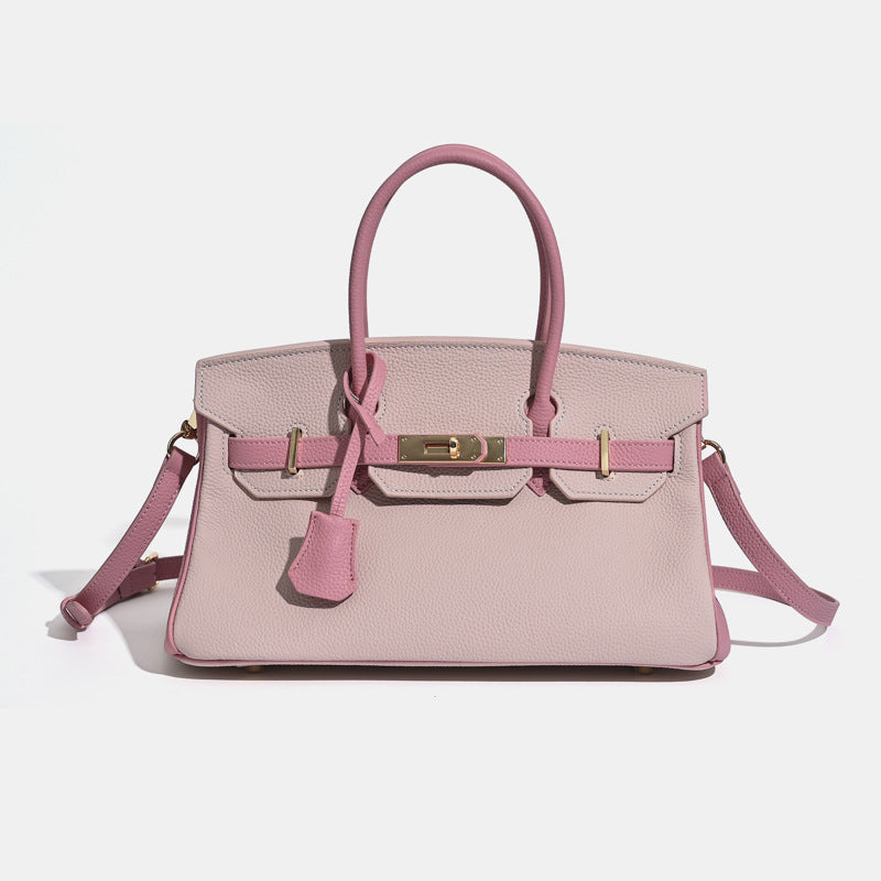 Popular Women's Fashionable Commuter Layer Cowhide Bags