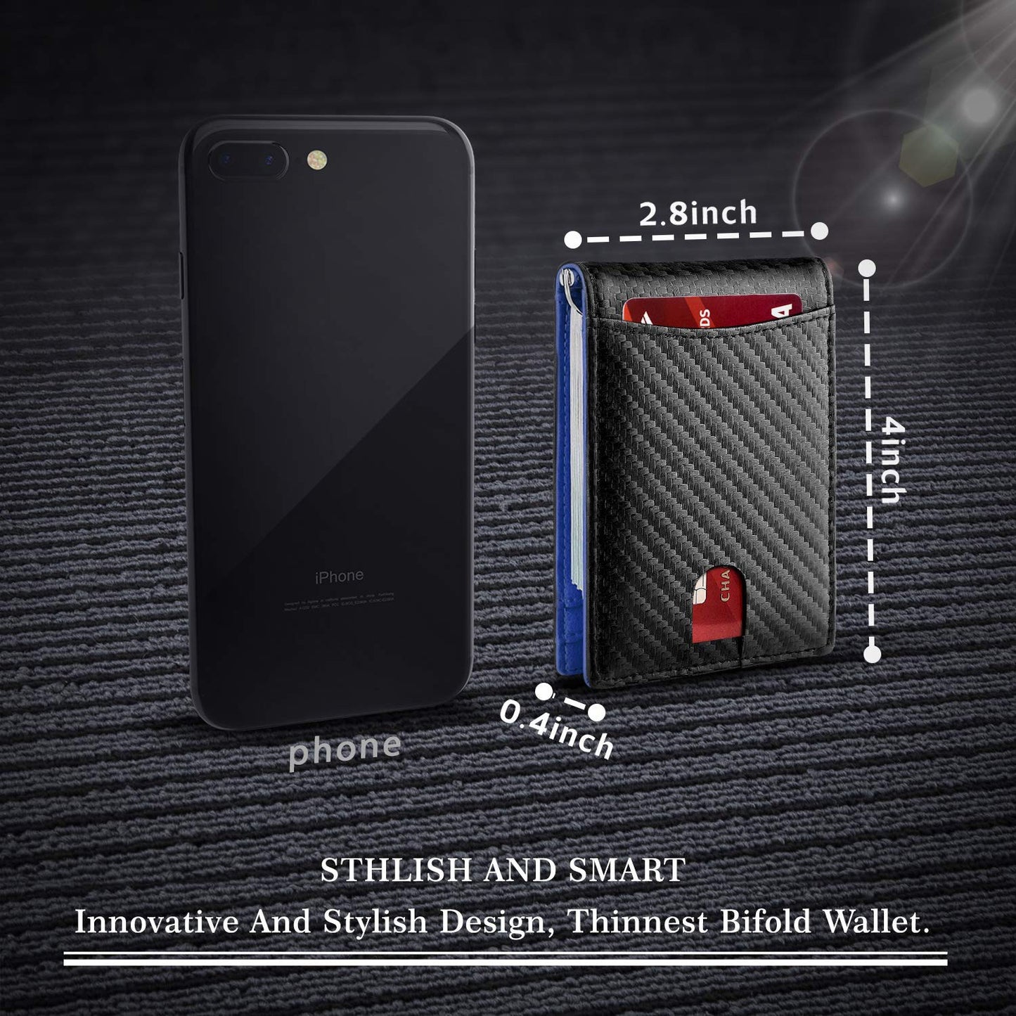 Men's Function Swiping Multiple Slots American Gold Card Holder