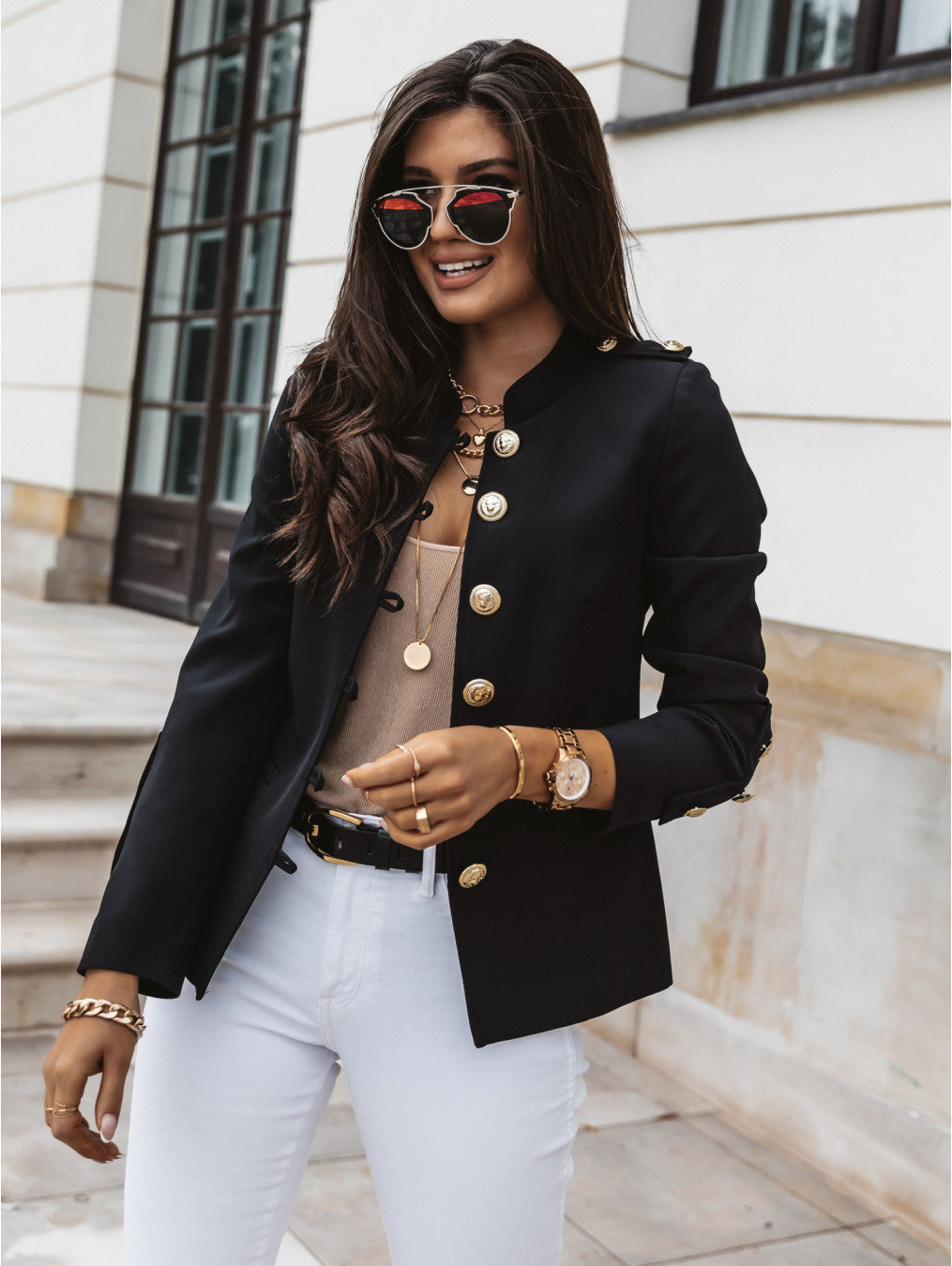 Elegant Casual Comfortable Long Sleeve Breasted Small Suit
