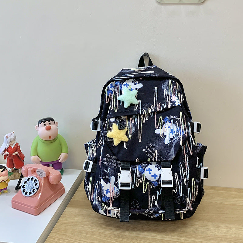 High Female Niche Design Junior Decoration Middle School Students' Schoolbags