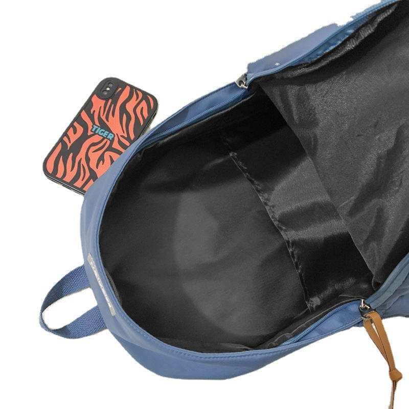 Solid Color Korean Style Early High Backpacks