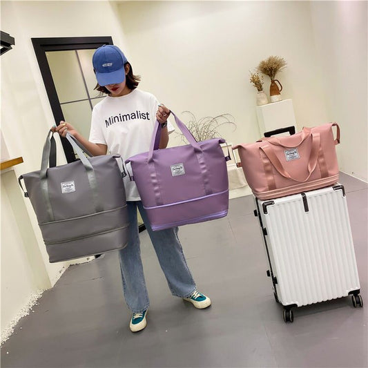 Capacity Double Expansion Portable Storage Dry Travel Bags