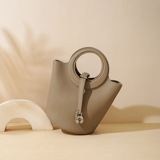 Women's Leather Classic Vegetable Basket Head Cow Bags