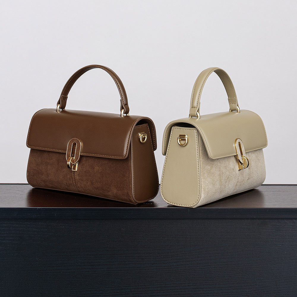 Women's Leather Commute Minimalist Style Mobile Cowhide Handbags