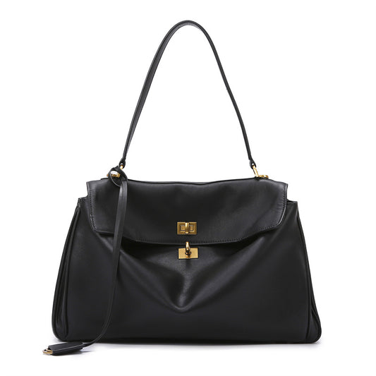 Women's Popular Large Capacity Commuter Textured Handbags