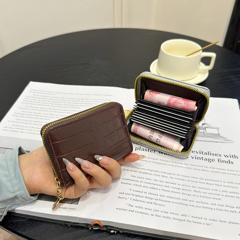 Women's Fashion Storage Classic Style Clutch Card Holder