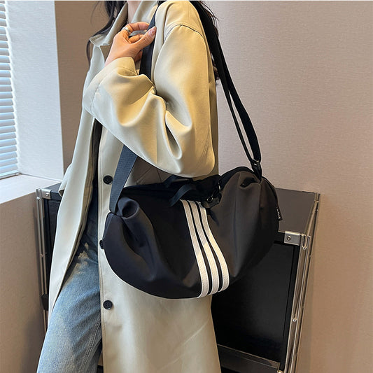 Women's Large Capacity Fashion Nylon Cloth Summer Leisure Short Distance Shoulder Bags
