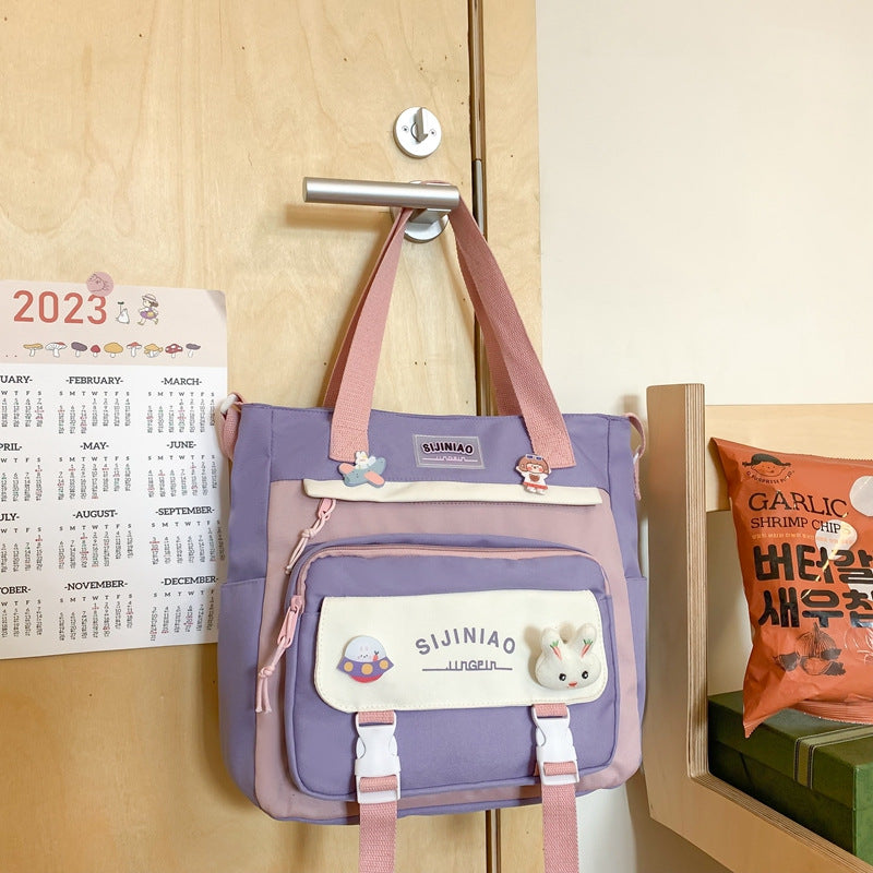 Female Burden Relief Spine Protection Junior High Middle School Students' Schoolbags