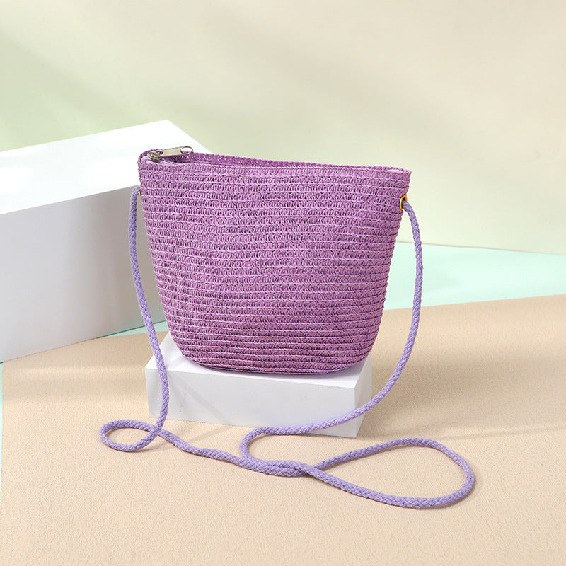 Summer Straw Seaside Woven Beach Affordable Phone Bags