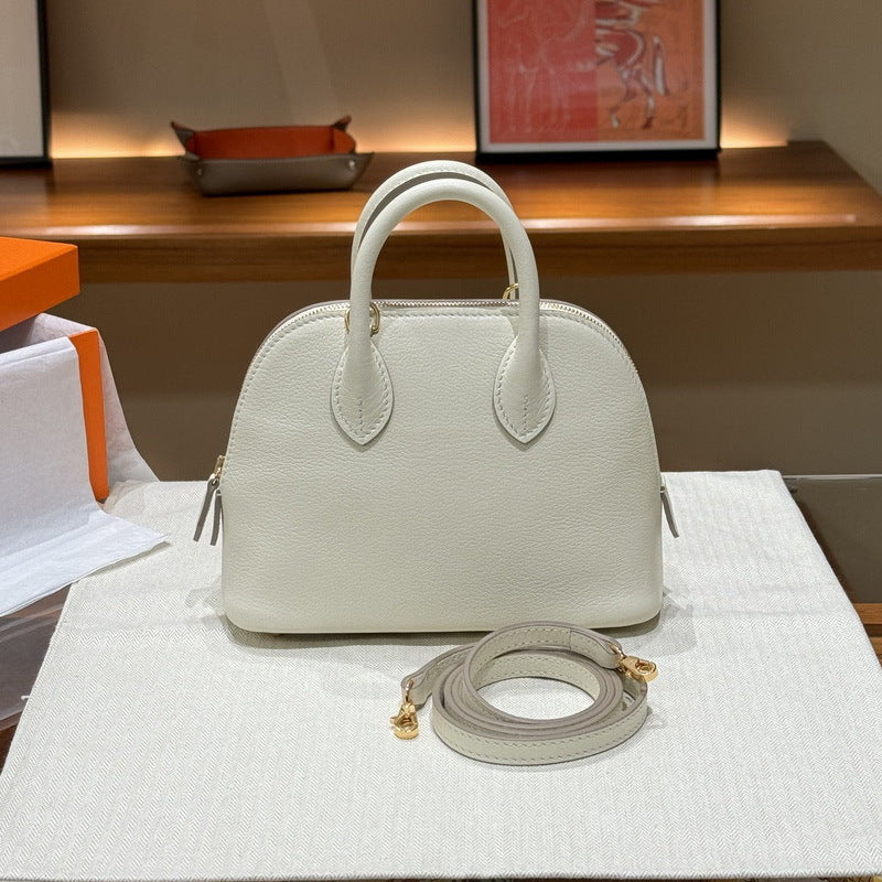 Women's First Layer Cowhide Sheep Pattern Mini Handbags