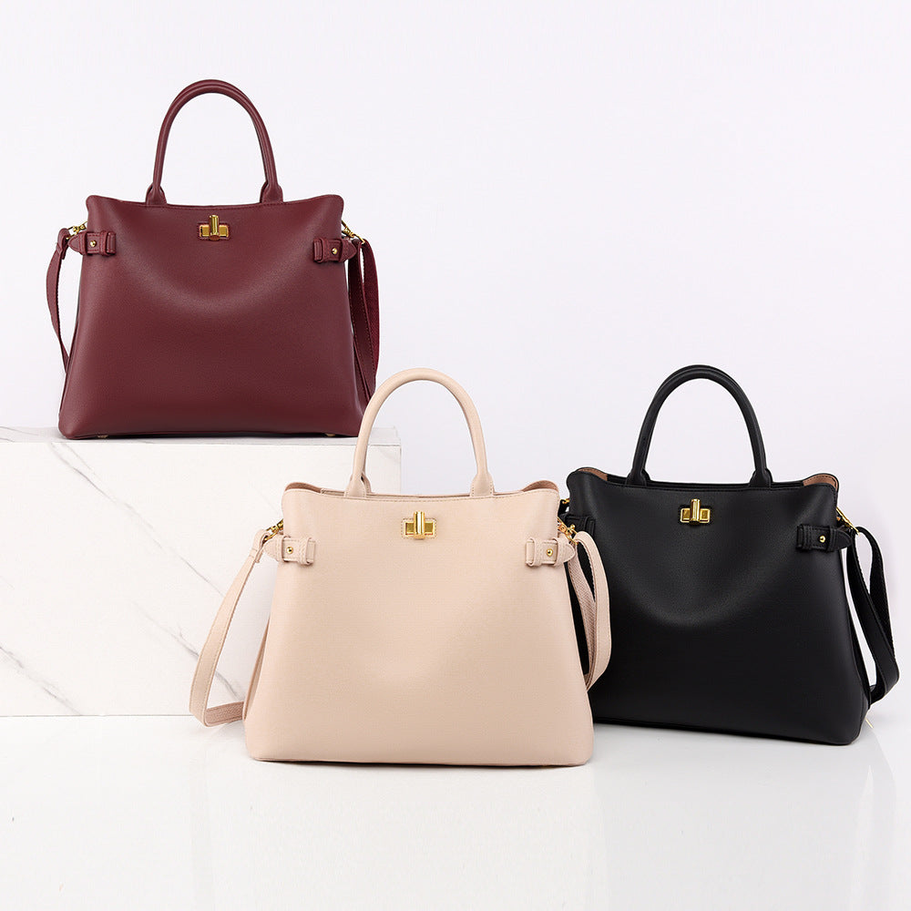 Women's Fashion High-grade Large Capacity Soft Leather Tote Bags