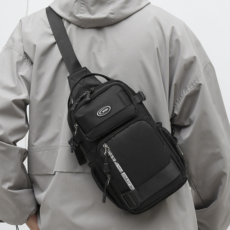 Men's Beautiful Durable Pretty Multifunctional Simple Men's Chest Bags
