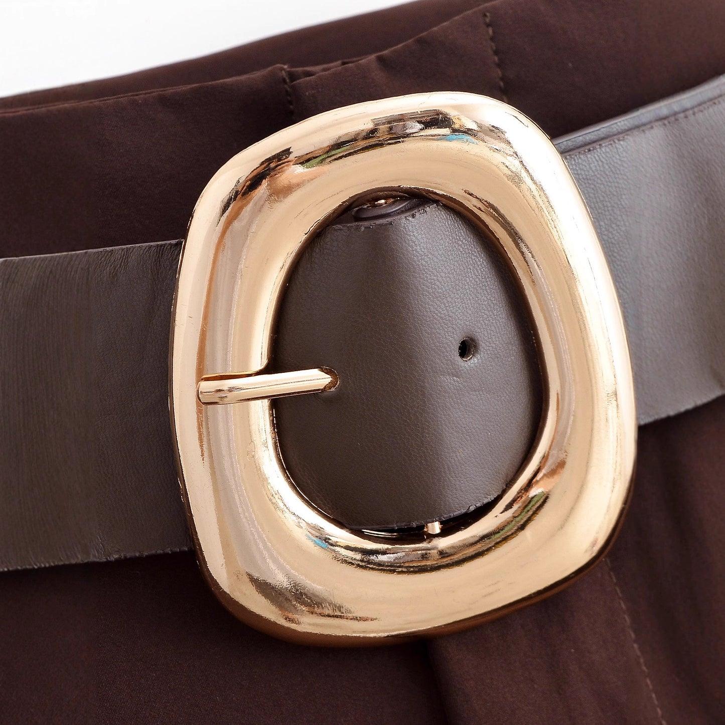 Women's Fashion Casual Retro Brown Ordinary Trousers Pants