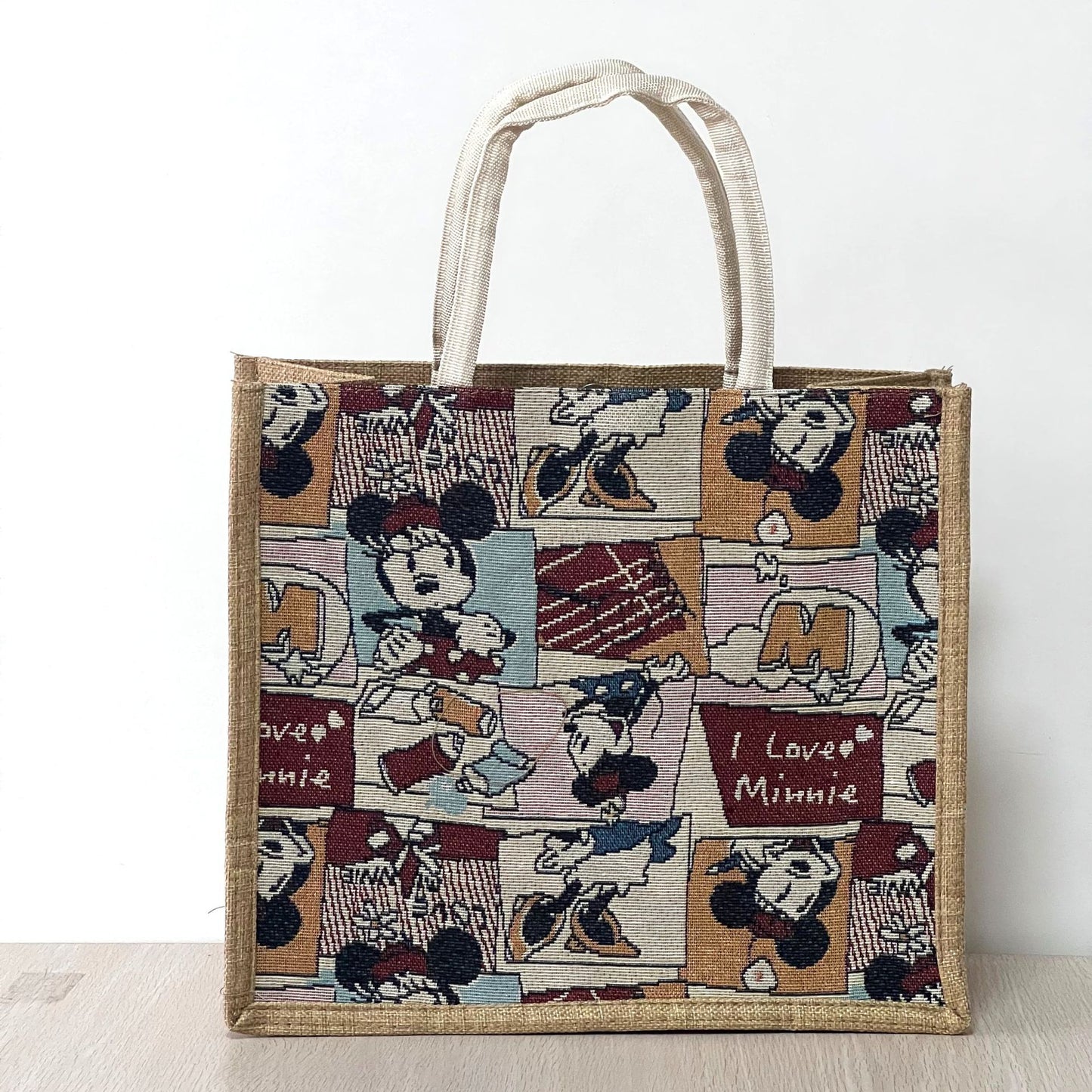 Women's Style Good-looking Literary Large Capacity Cotton Linen Handbags