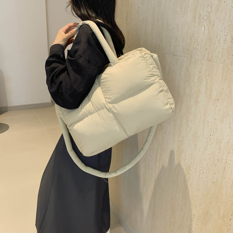 Cotton Filling Large Capacity Female Trendy Spring Crossbody Bags