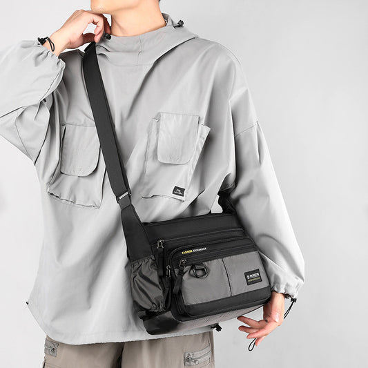 Men's Large Capacity Waterproof Leisure Simple Trendy Men's Messenger Bags
