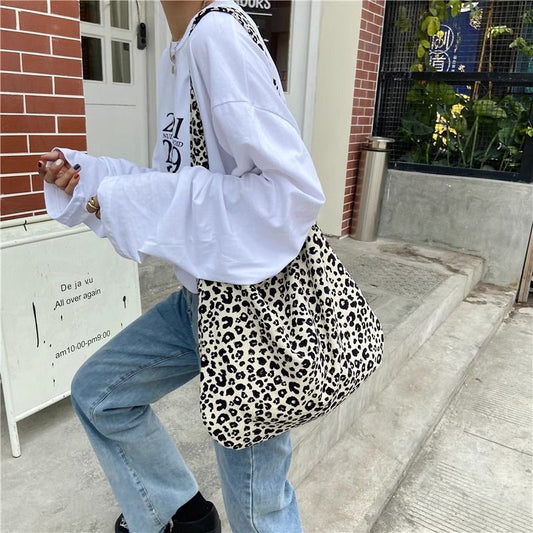 Print Idle Style Single Canvas Female Shoulder Bags