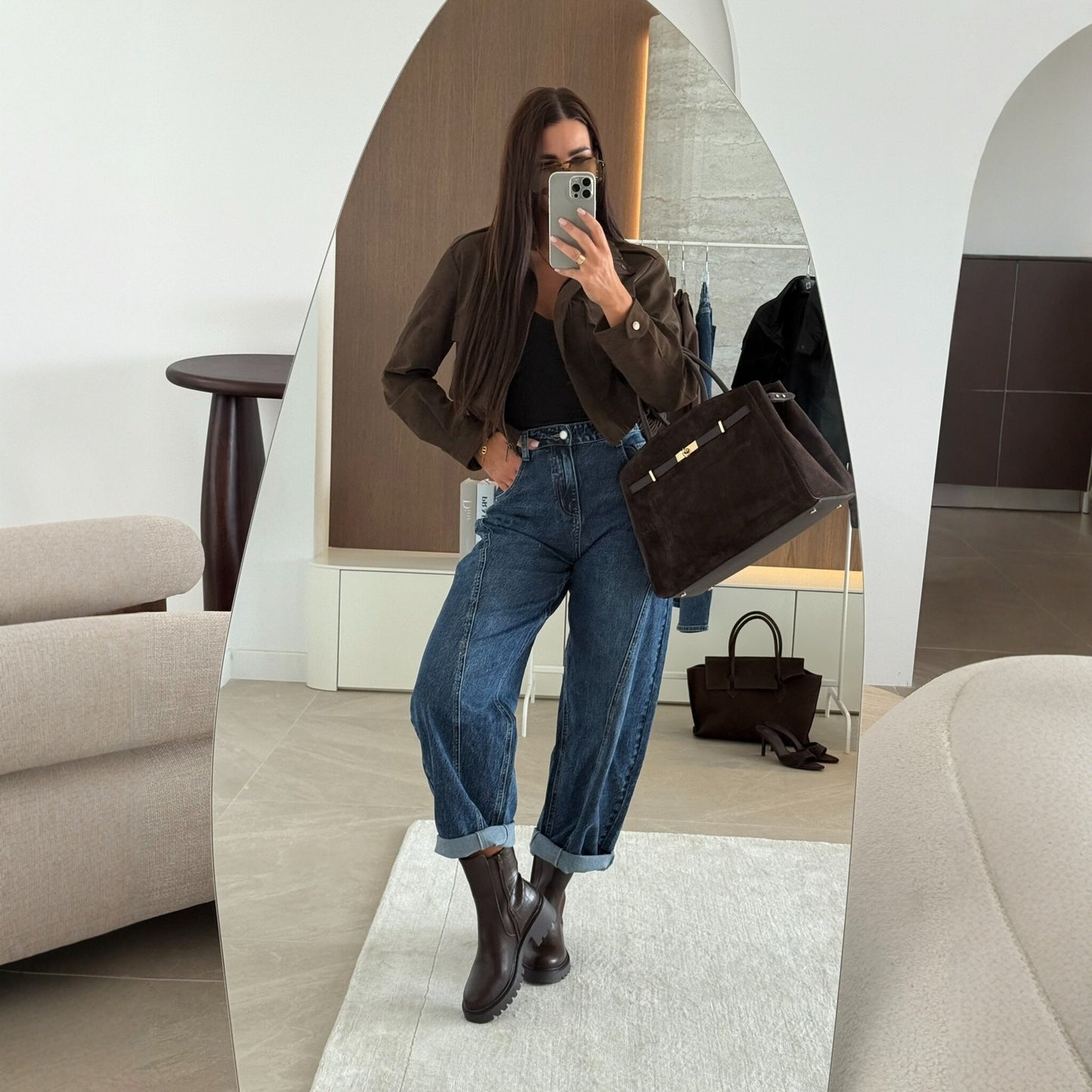 Women's Autumn Street Hipster Casual Loose Jeans