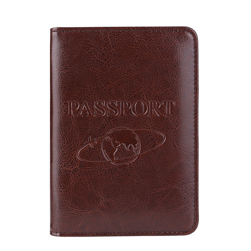 Passport First Layer Leather Large Capacity Id Package