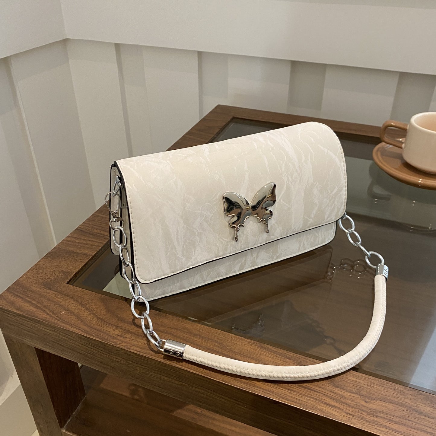 Women's Popular Summer Bow Chain Fashionable Stylish Armpit Bags
