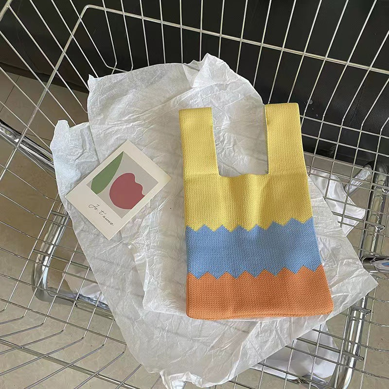 Thickened Knitting Female Hand Knitted Gift Handbags