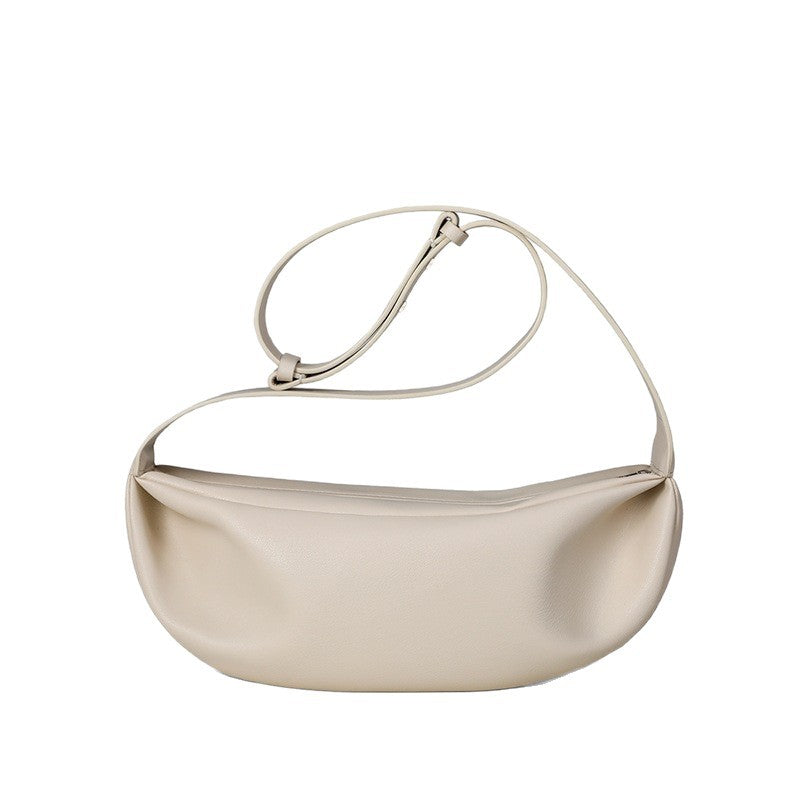 Women's Wide Strap Cloud Idle Style Crescent Bags