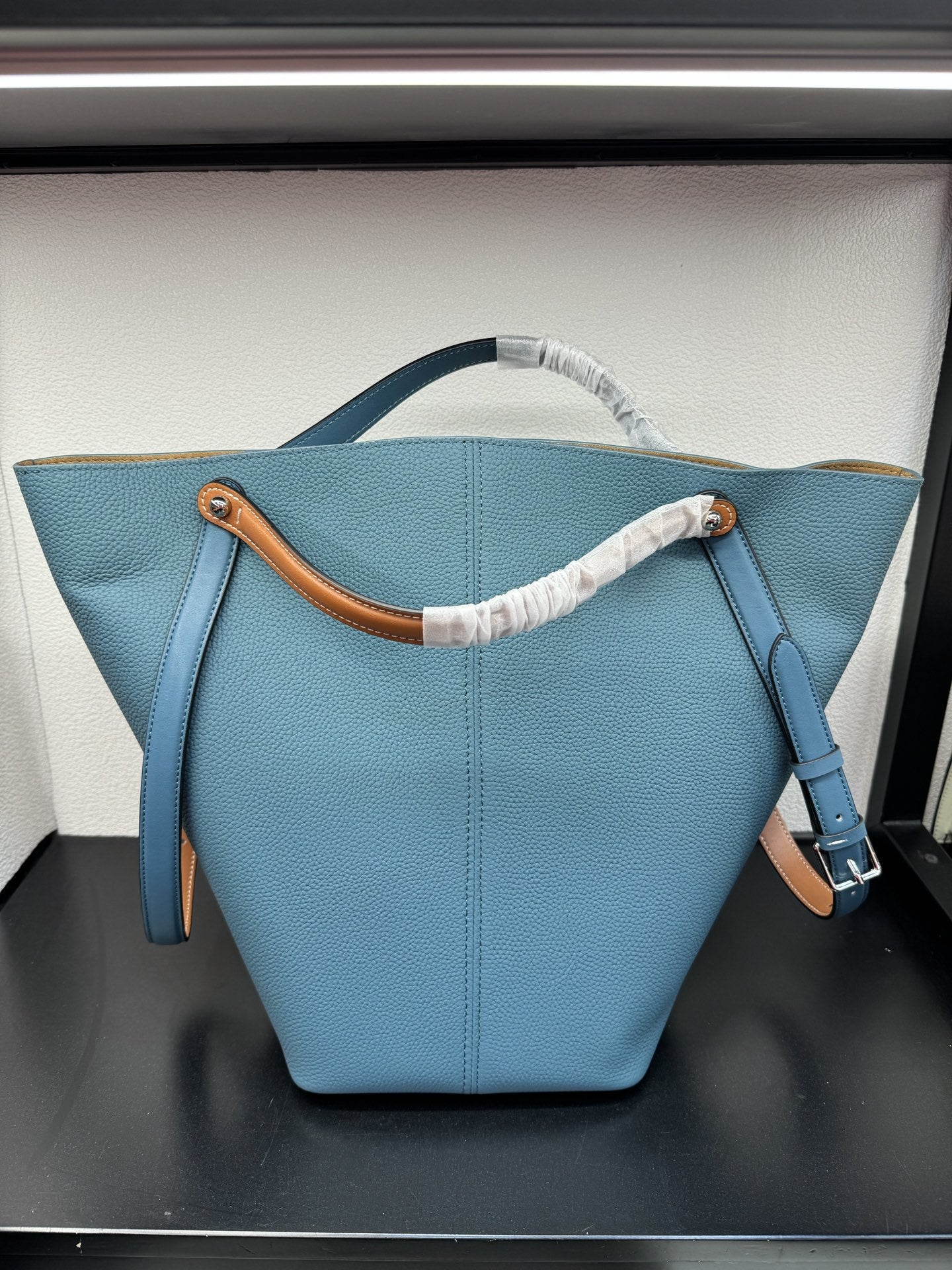 Popular Fashionable Cowhide Simple Design Portable Armpit Bags