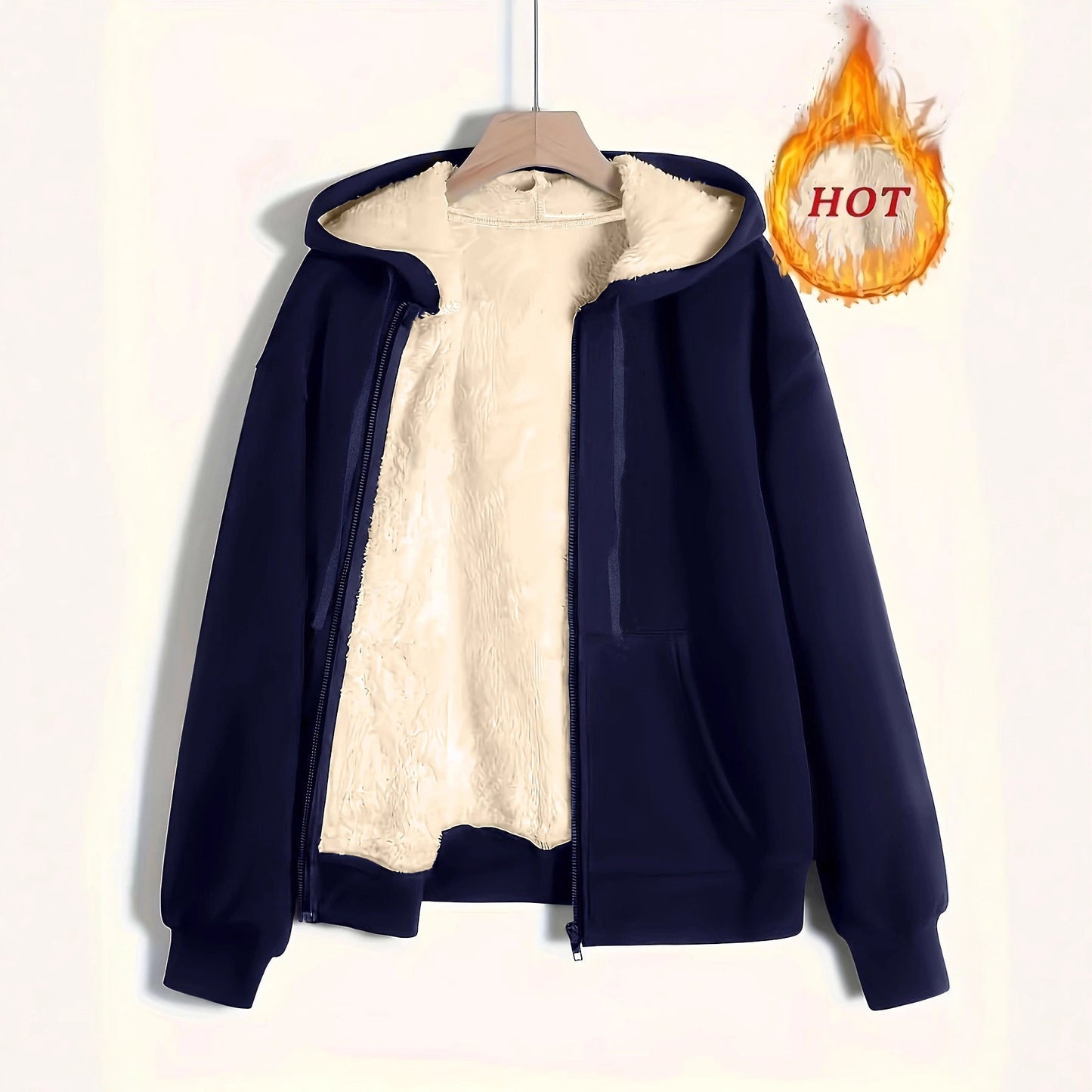Cool Women's Winter Warm Plush Hoodie Women's Sweater, Sweater