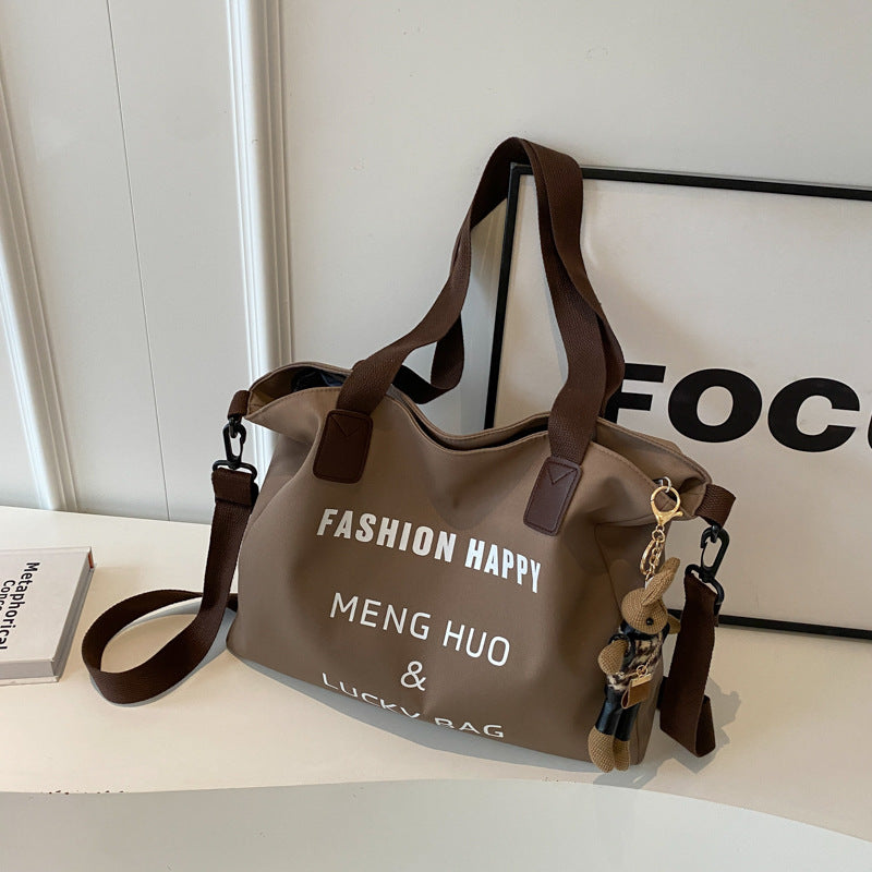 Women's Canvas One Literary Large Capacity Make-up Tote Bags