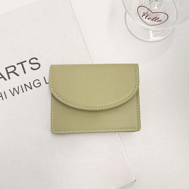 Women's Korean Style Solid Color Simple Ladies Wallets
