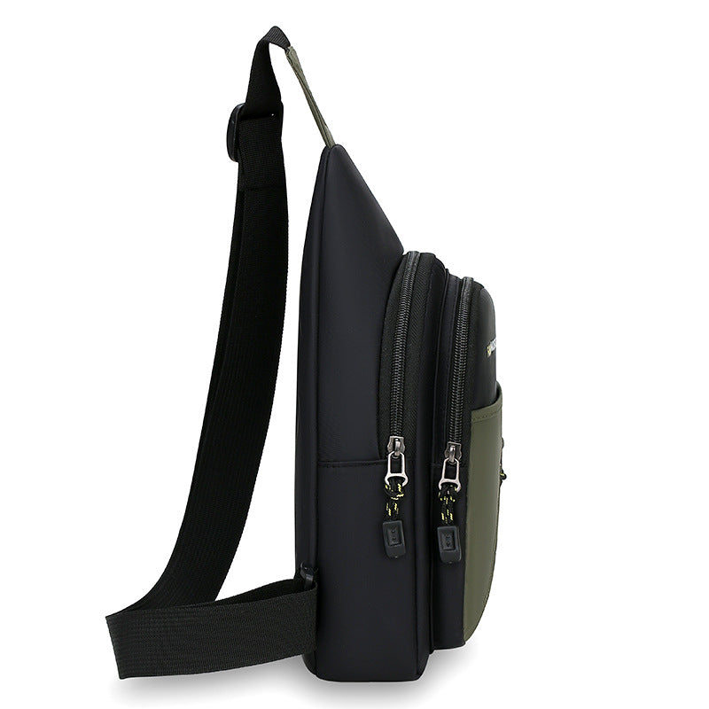 Men's Waterproof Multifunctional Lightweight Single Handsome Large Men's Chest Bags