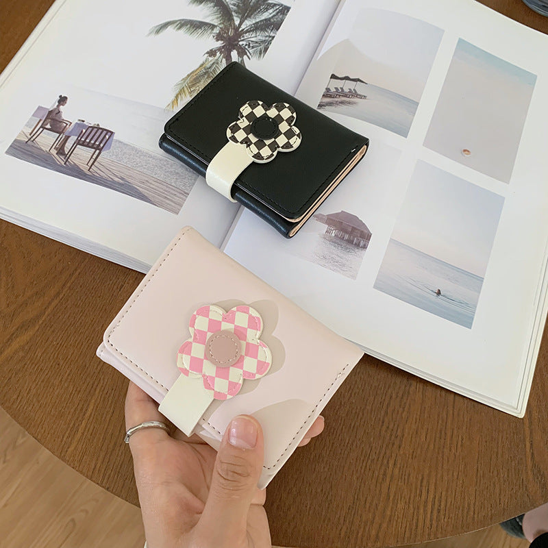 Women's Classic Korean Short Cartoon Cute Purses