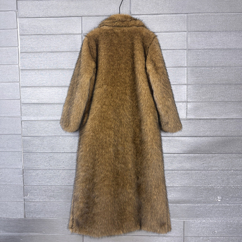 Women's Wolf Fur Imitation Plush Furry Female Suits