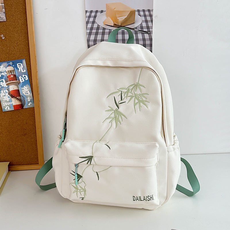 Chinese Style Niche Design Lightweight Waterproof Middle School Students' Schoolbags