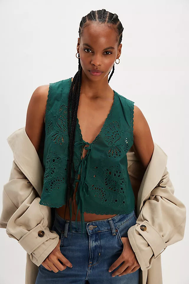 Women's French Style Pure Desire Bowknot Decoration Tops