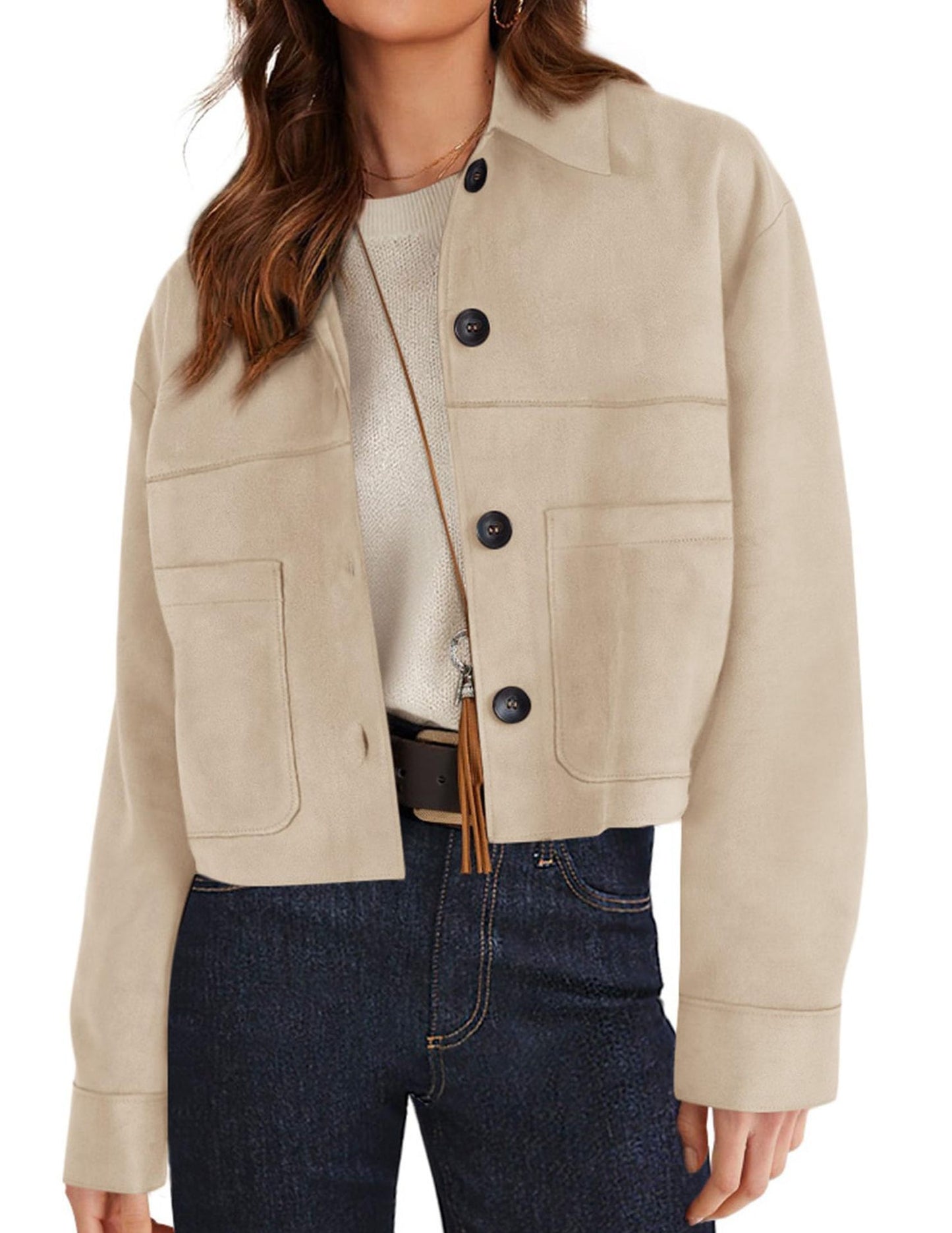 Women's Winter Suede Casual Lightweight Autumn Fashion Clothing