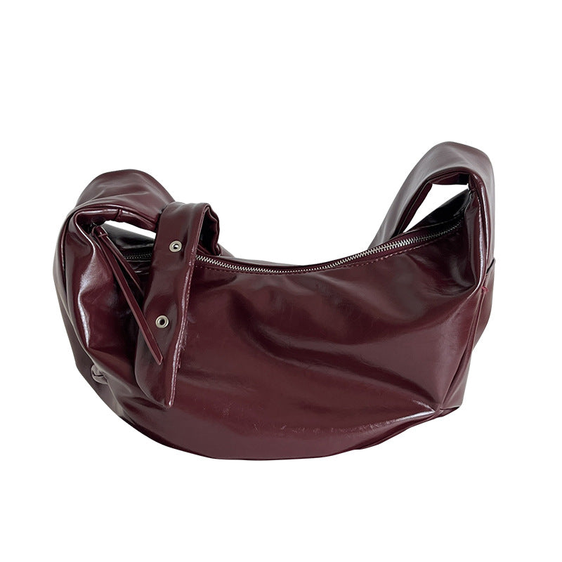 Women's Trendy Large Pin Soft Leather Capacity Crossbody Bags