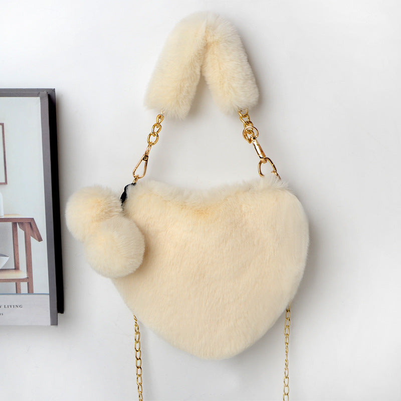 Attractive Versatile Classy Cool Heart Heart-shaped Shoulder Bags