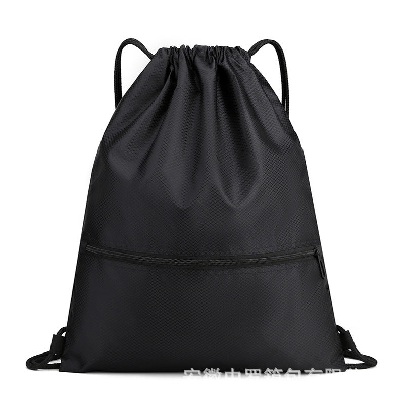 Basketball Waterproof Oxford Fabric Drawstring Diamond Sports Backpacks
