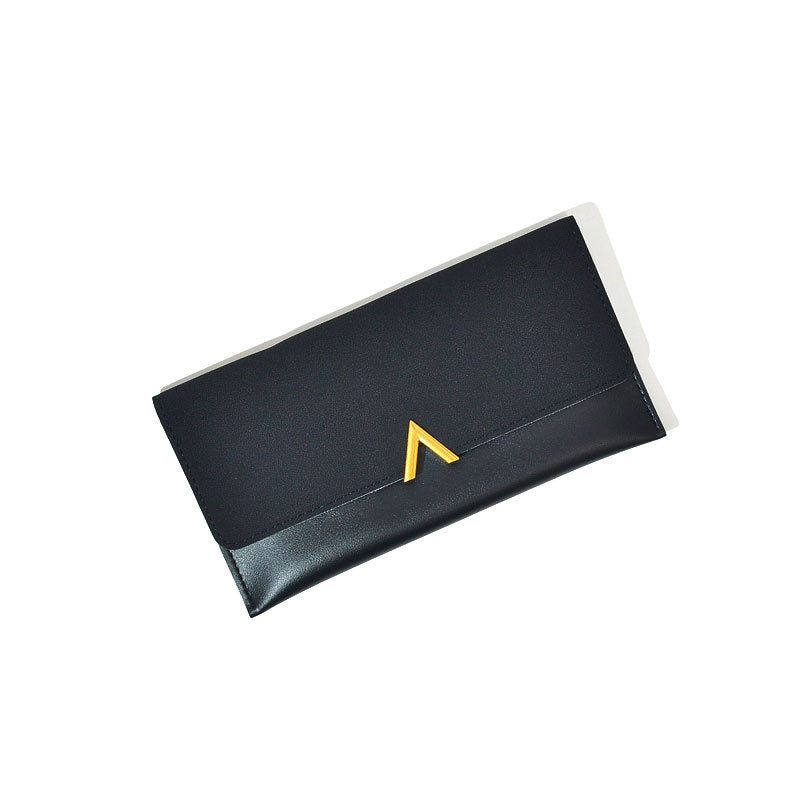 Women's Color Matching Simple Clutch Multifunctional Zipper Purses