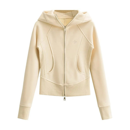 Women's American Retro Hooded Slim Fit Slimming Sweaters