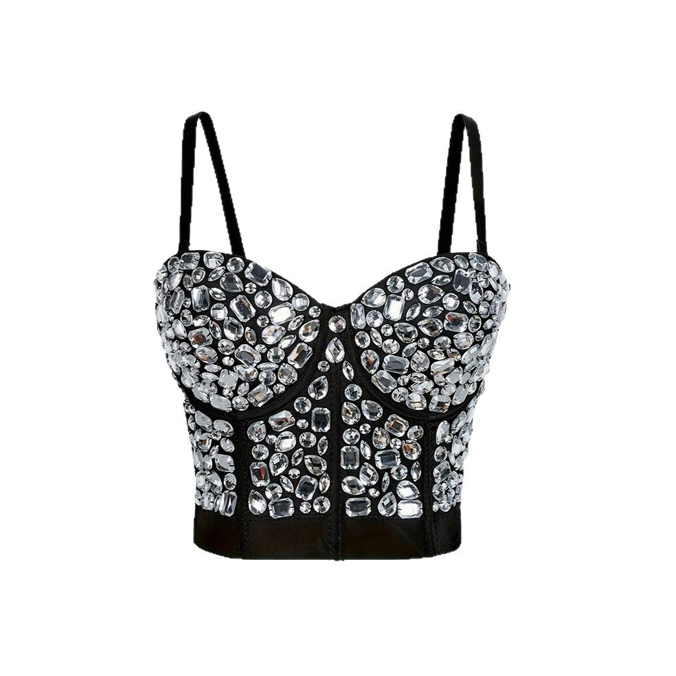 Style Diamond Corset Female Outerwear Camisole Shaping Fishbone Party Tops