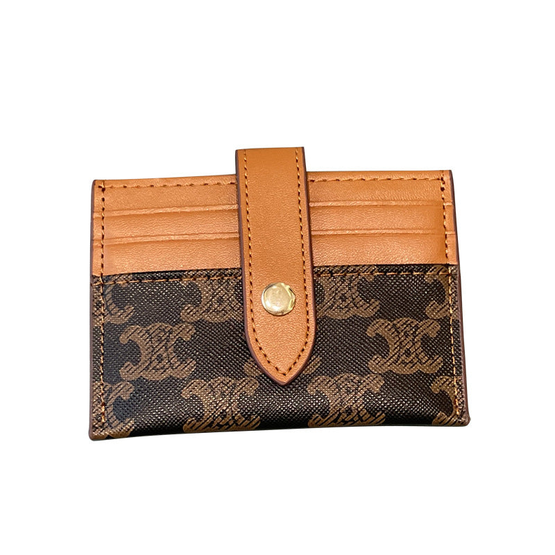 Female Multiple Slots Exquisite Niche Advanced Card Holder