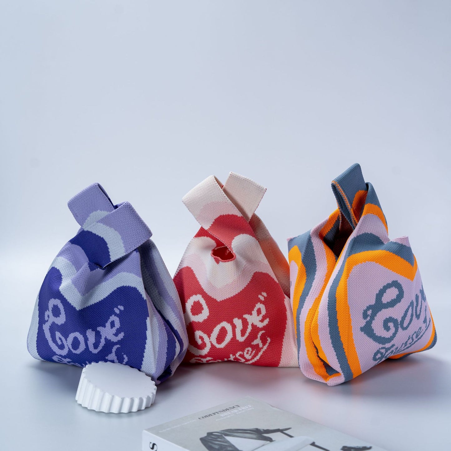 Women's Stylish Knitted Woven Vest Simple Handbags