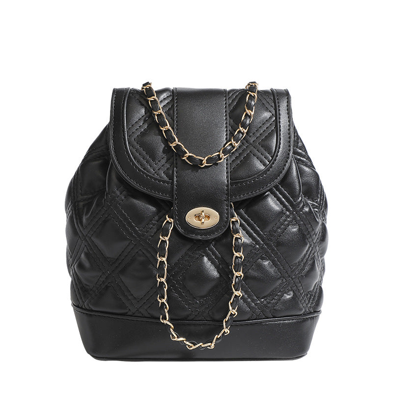 Women's Niche Diamond Pattern Korean Style Light Bags