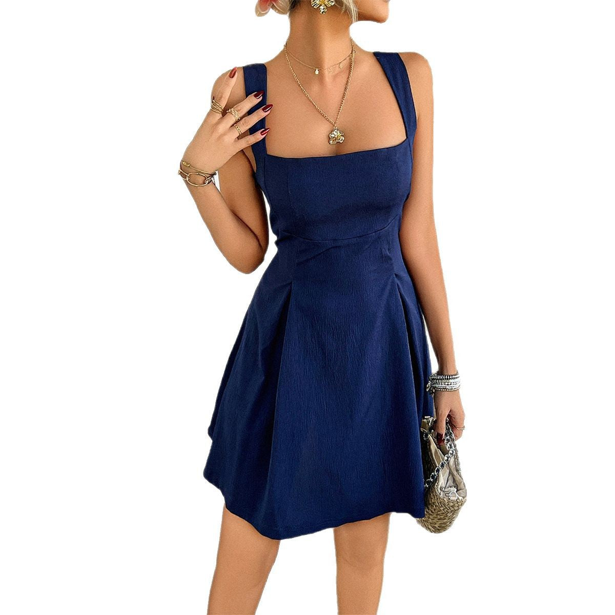 Women's Solid Color Elegant Style Slip Clothing