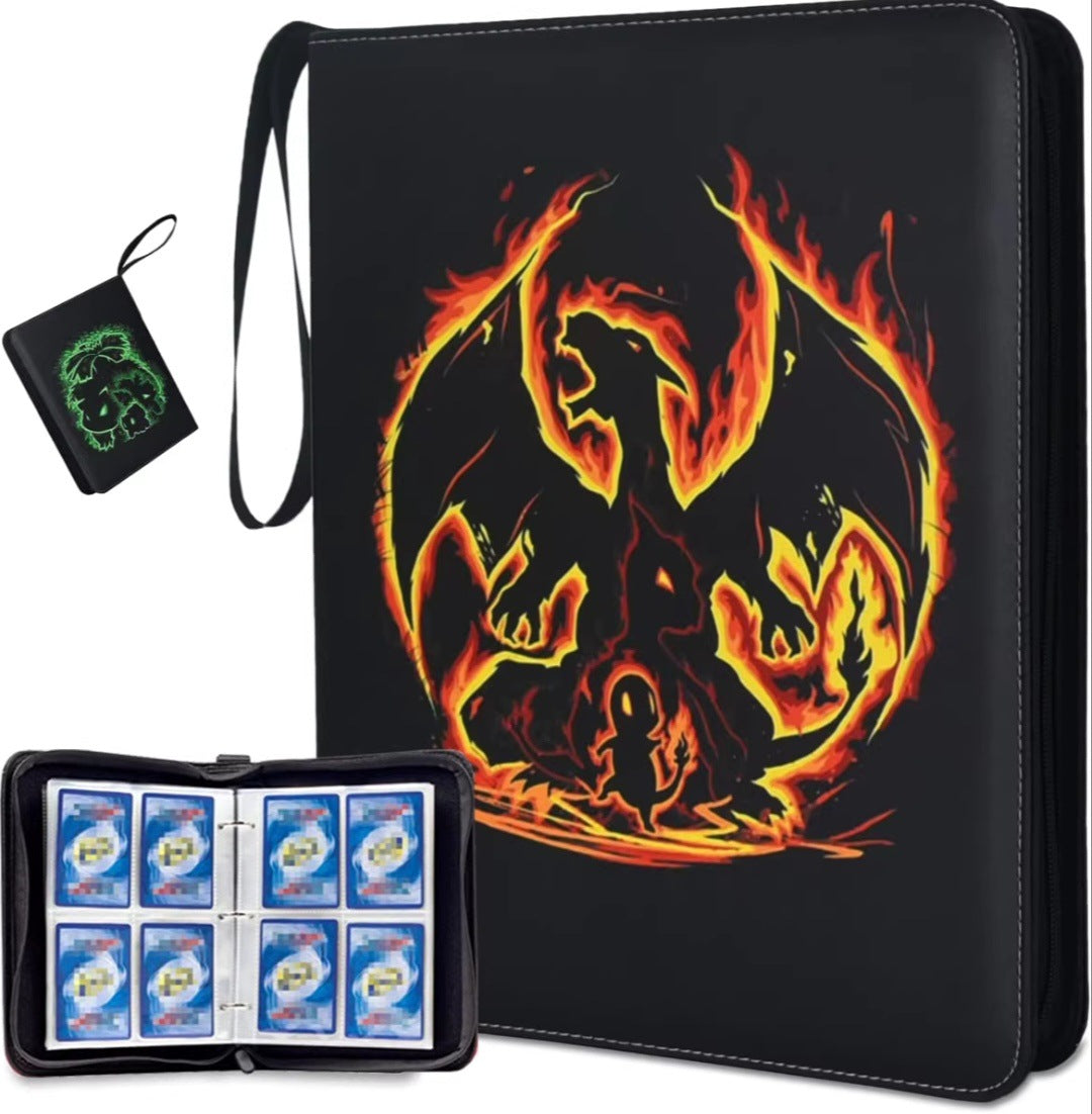 Magic Binder Zipper Waterproof Loose-leaf Storage Card Holder